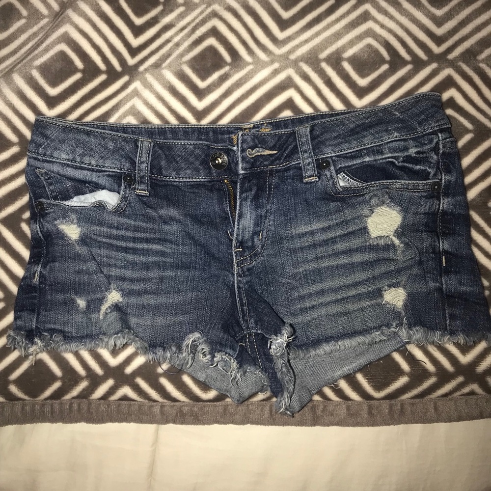 Ripped/washed out shorts